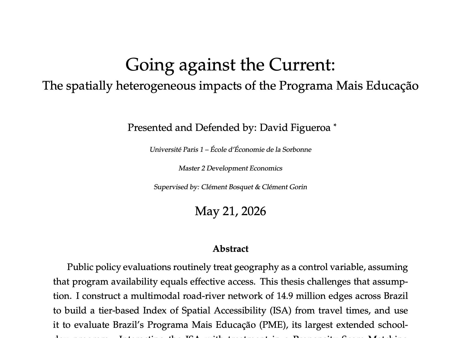 MSc Thesis Cover